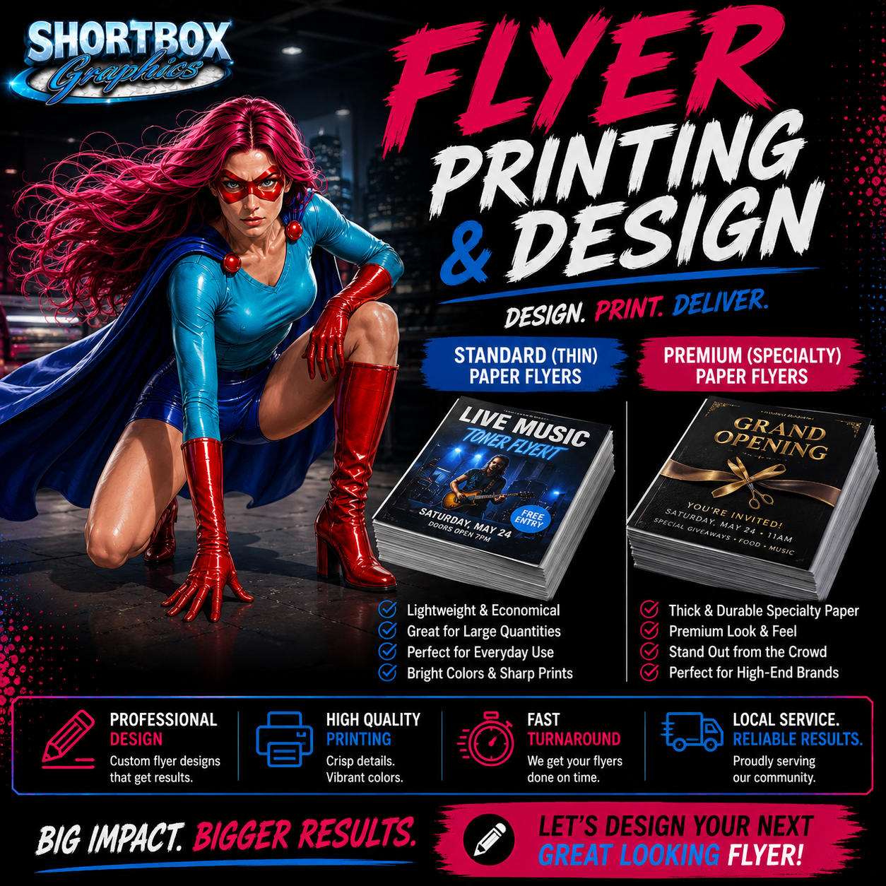 Flyer Design & Printing