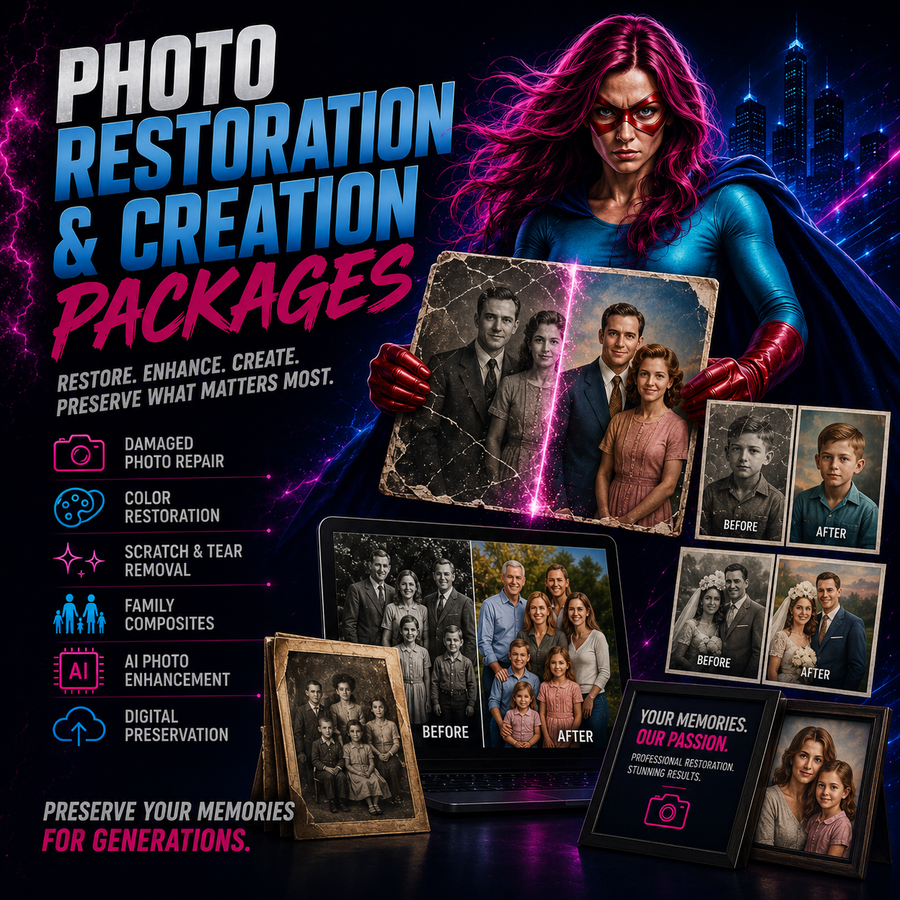 Photo Restoration & Creation